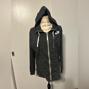 Nike athletic Hoodie sweater oversized‎ fully zip